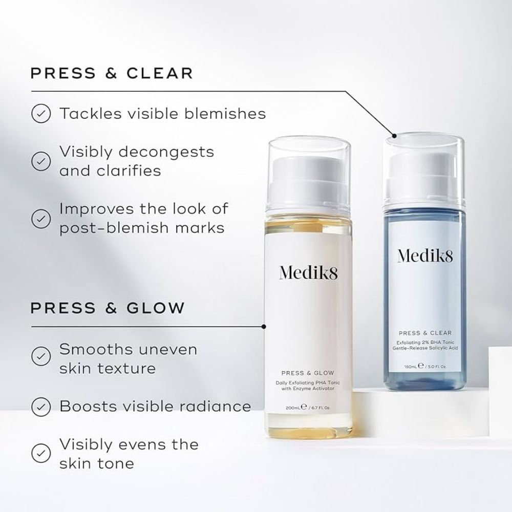 Medik8 Press & Clear Exfoliating Tonic with Salicylic Acid 150mL