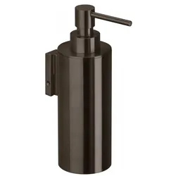 Herzbach Design iX Seifenspender wandhängend Edelstahl Black, 21.811000.1.40 21.811000.1.40