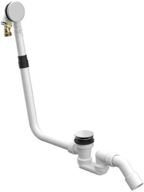 Bette Badewanne Ab-ÜL-Garnitur BetteMono Flow schwarz, B641-056 B641-056