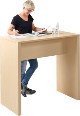 Hochtisch POINT, B 1200 mm, Ahorn-Dekor