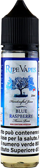 Ripe Vapes Blue Raspberry Liquido Shot 20ml Lampone Blu