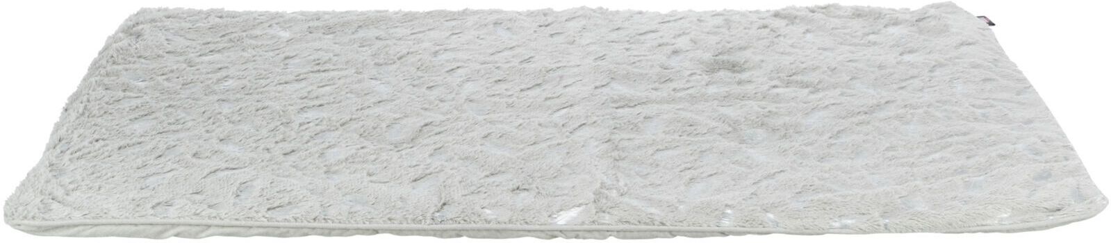 TRIXIE Liegematte Feder, 100 x 70 cm, grau / silber