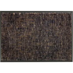 Schöner Wohnen Kollektion Fußmatte Miami Design 003 Farbe 044 Gitter anthrazit-taupe 50 x 70 cm