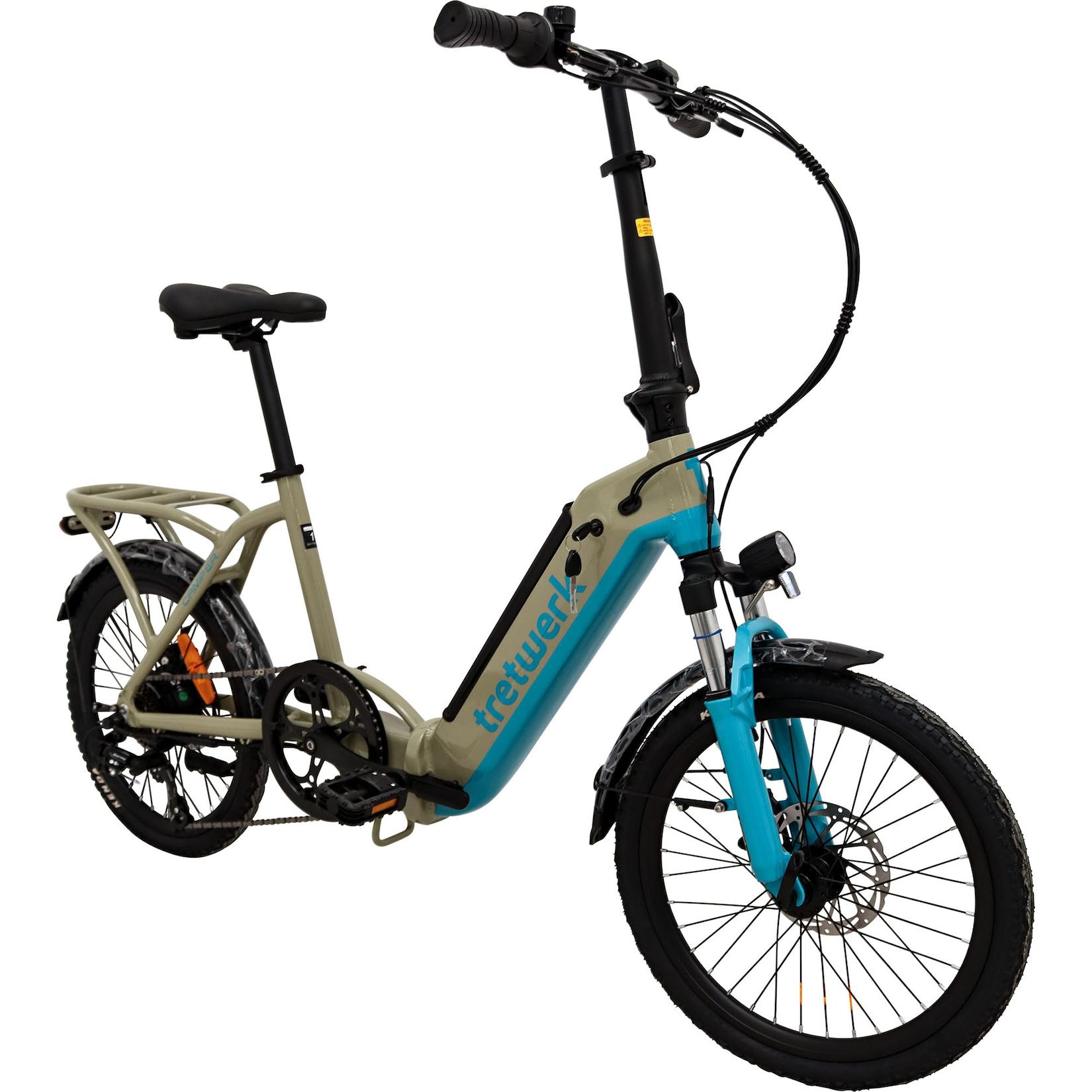 Tretwerk Camper 20" – Kompaktes E-Faltrad mit Shimano 7-Gang-Schaltung & 468Wh Akku