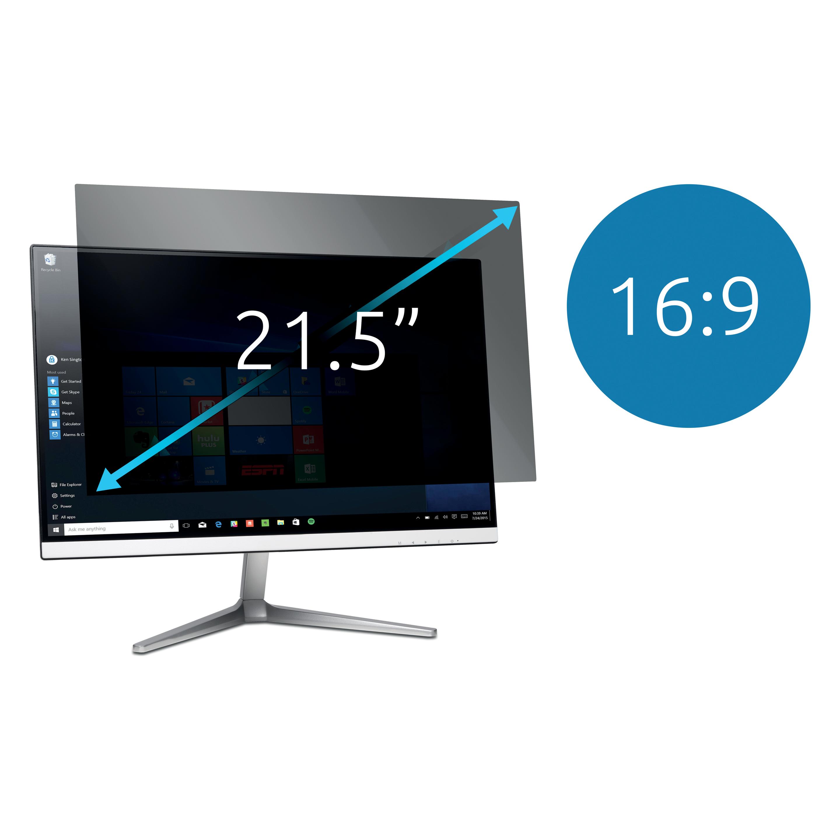Kensington Blickschutzfilter - 2-fach, abnehmbar (21.50", 16:9) (626482)