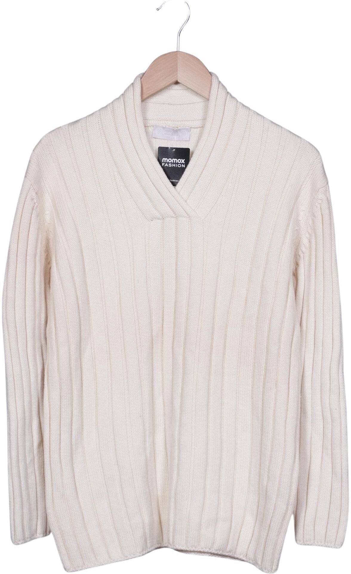 Tandem Damen Pullover, Cremeweiß, Gr. EU 32 (IT 38), Merino - Second Hand