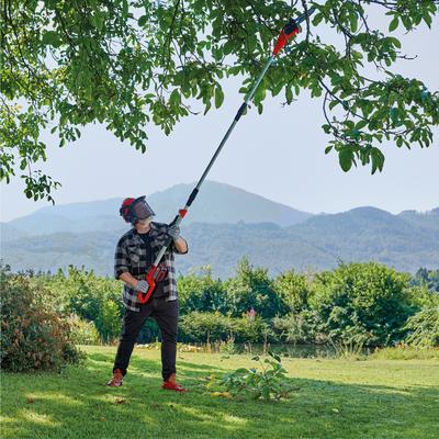 Garten-Multifunktionsgerät EINHELL "GC-HC 18/4520 Li T-Solo", rot, B:7,5cm H:20cm L:202,6cm, Garten-Multifunktionsgeräte, ohne Akku und Ladegerät
