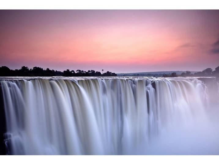 Fototapete PAPERMOON Victoria Falls , bunt, B:1,5m L:1,11m, Vlies, Tapeten, Fototapete