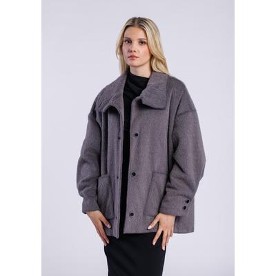 Langjacke FREAKY NATION "Be Vision-FN", Damen, Gr. S (36), grau, Oberstoff: 100% Polyester, normal, Jacken Langjacke
