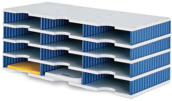 B2B Partner Sortiermodule, 12 x Standardfach, blau