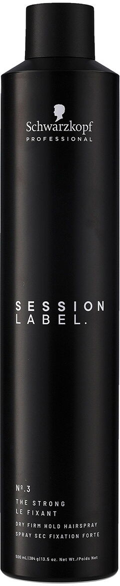 500ml Schwarzkopf Professional Session Label The Strong