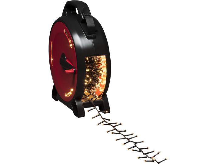 KONSTSMIDE LED-Lichterkette Weihnachtsdeko aussen , Energieeffizienz: E, schwarz, Dioden 1.000 Stk., Gesamtlänge 31,98m, Lichterketten, 1000 warm weiße Dioden, LED-Lichterkette