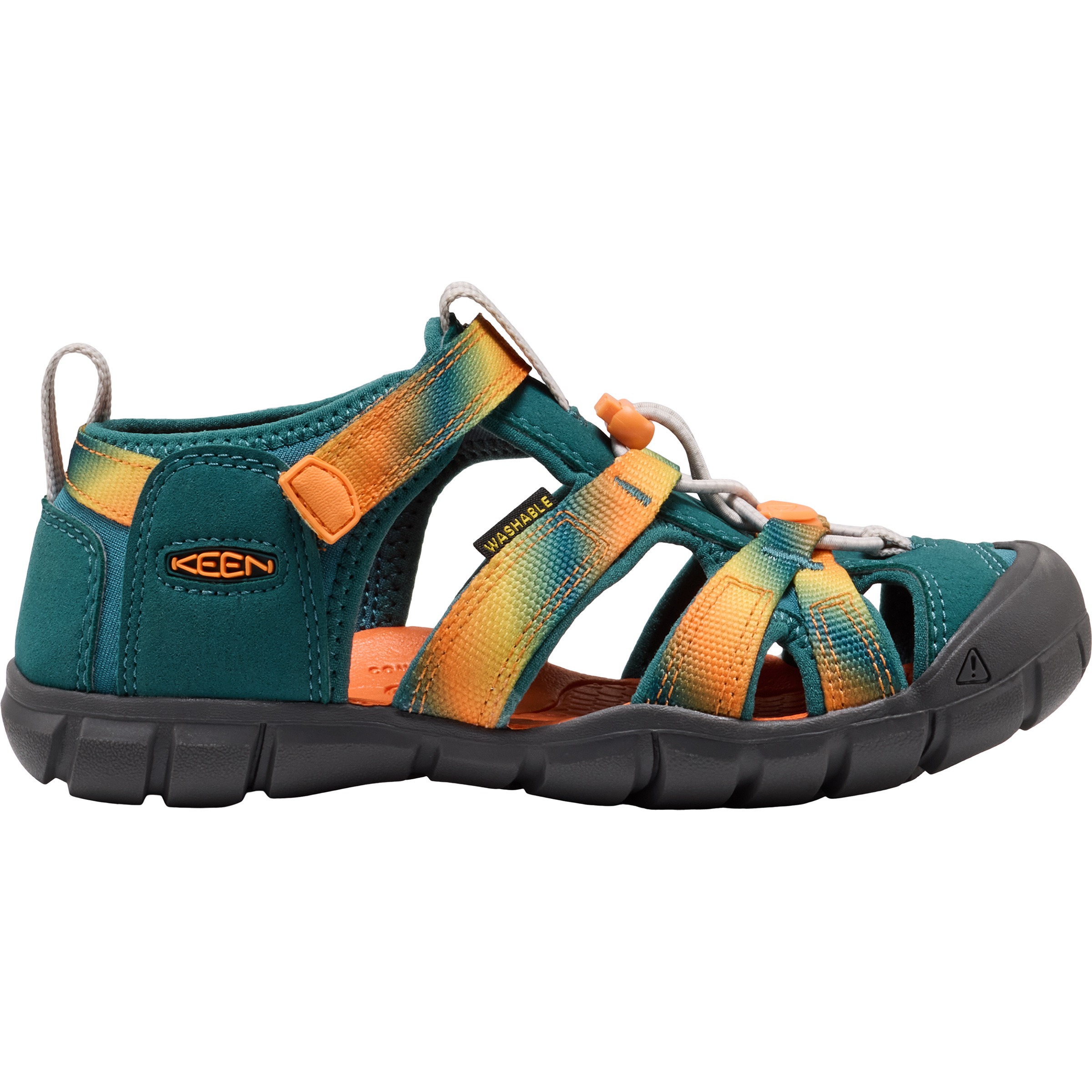 Keen Seacamp II CNX Sandale Kinder Sandalen orange Größe 38 Lifestyle Schnell trocknend