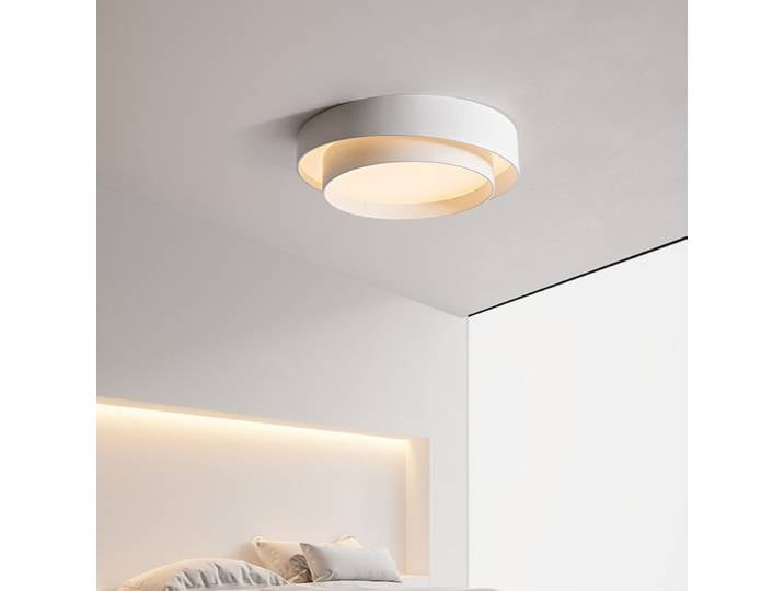Plafonnier Led rond moderne pour chambre allée balcon couloir lumières Design créatif salon blanc monté lampes luminaires