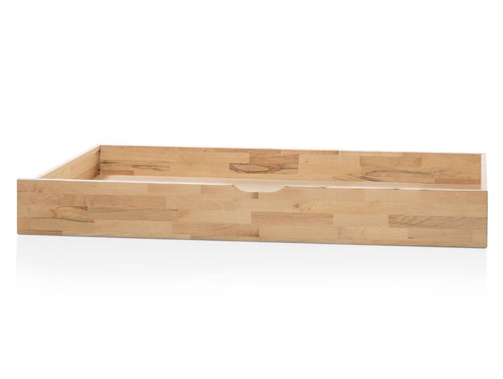 LÖWEN Bettschublade auf Rollen, Material Massivholz, Wildeiche