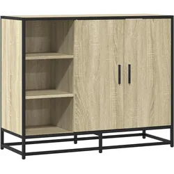vidaXL Sideboard Sonoma-Eiche 92x35x76 cm Holzwerkstoff