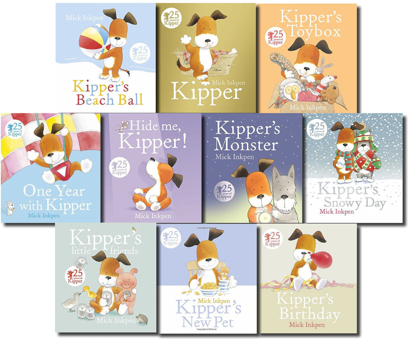 Hachette Kipper the Dog Collection 10 Books Set Inc Toy box, Birthday, Snowy Day