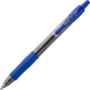 Pilot Gelschreiber G-2 Plus, 2605003, dokumentenecht, Strichbreite 0,4mm, Schreibfarbe blau