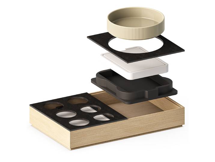 Module Valo 24 x 4 x 30cm Noir