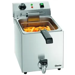 Bartscher Fritteuse SNACK III Plus mit Fettablasshahn, 9 Liter A162823E