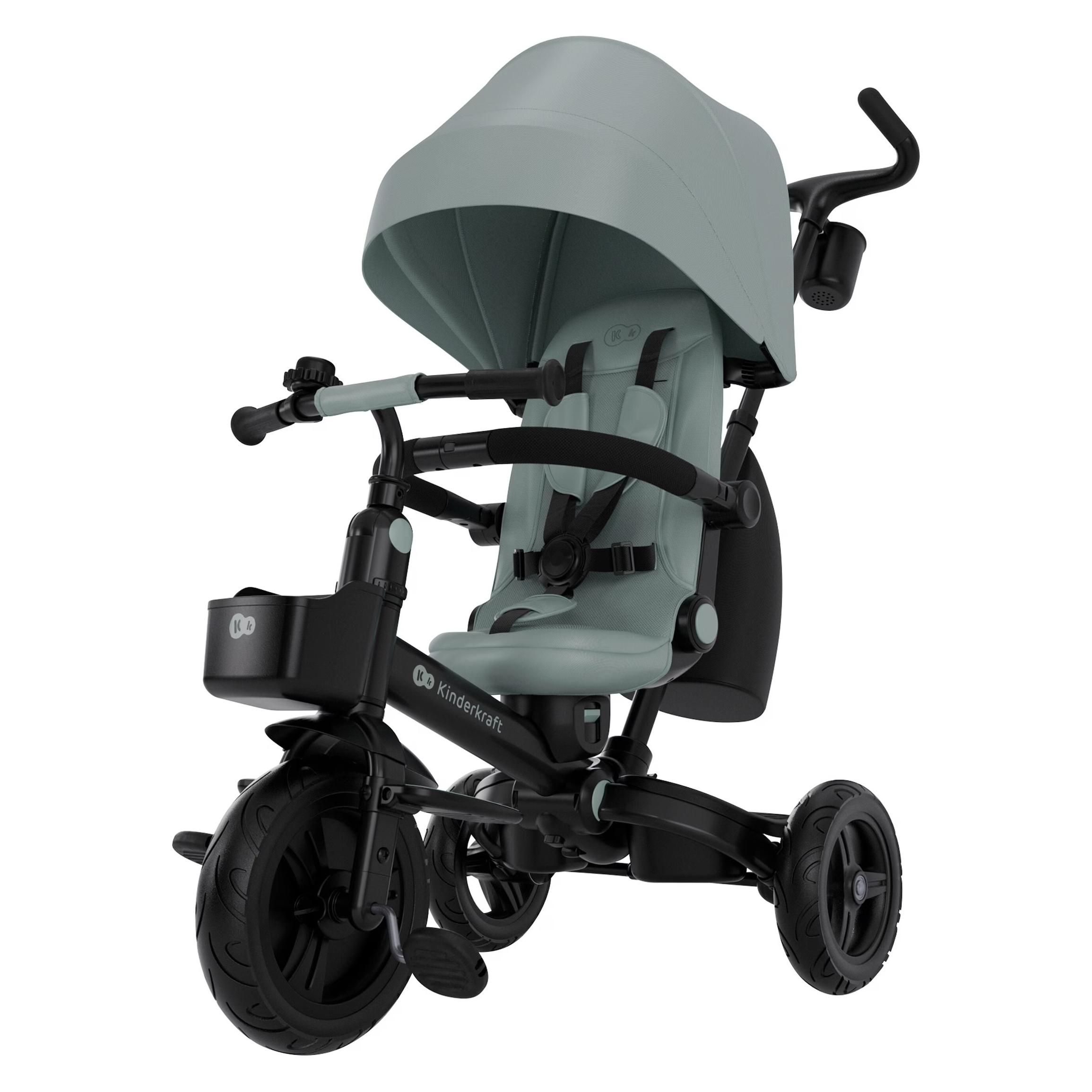 KinderKraft Tricycle AVEO 2 PLUS GREEN (8384266-5902533929481)