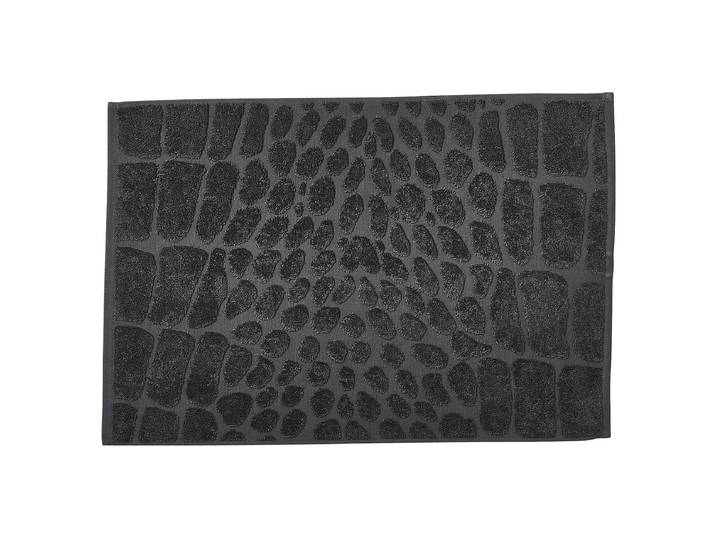 Badvorleger Black Line Safari Croco 50 x 70cm Grau/Anthrazit