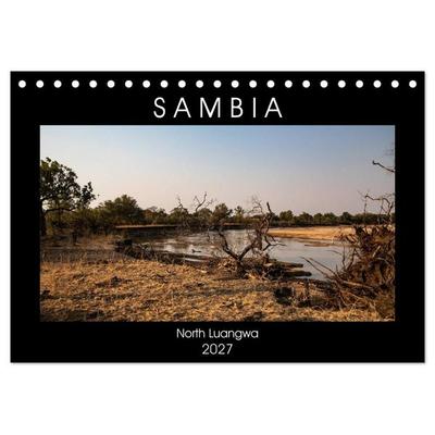Sambia 'Das wirkliche Afrika' (Tischkalender 2027 DIN A5 quer), CALVENDO Monatskalender