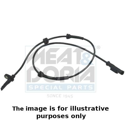 MEAT & DORIA Sensor, Raddrehzahl 90330E Vorderachse links für LANCIA PININFARINA