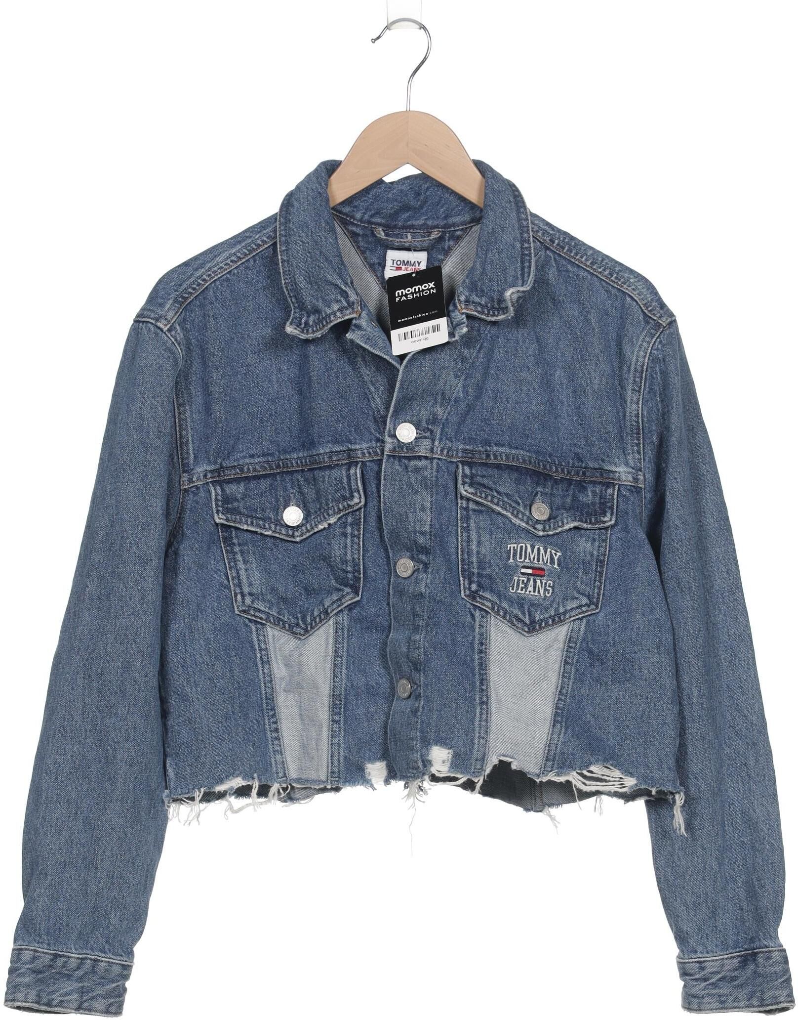 Tommy Jeans Damen Jacke, Blau, Gr. S, Hanf / Baumwolle - Second Hand