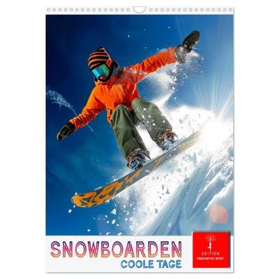 Snowboarden - coole Tage (Wandkalender 2027 DIN A3 hoch), CALVENDO Monatskalender