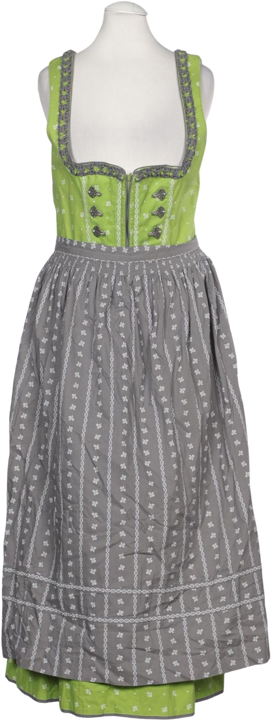 Wenger Tracht Damen Kleid, Mehrfarbig, Gr. EU 40, Baumwolle - Second Hand