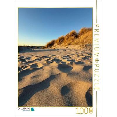 CALVENDO Puzzle Windspuren am Strand von Sankt Peter-Ording | 1000 Teile Lege-Größe 64x48cm Foto-Puzzle für glückliche Stunden