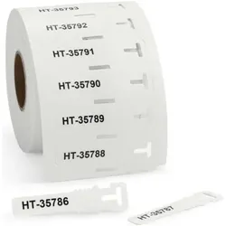 HellermannTyton, Hellermann TAGPU12X74-LOOP-PUR-WH 500 Kennzeichnungsschilder im