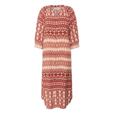Midikleid CREAM "Kleid CRTiah", Damen, Gr. 40, N-Gr, bunt (ethnic geometric pale), Obermaterial: 100% Viskose CV., Kleider Midikleid