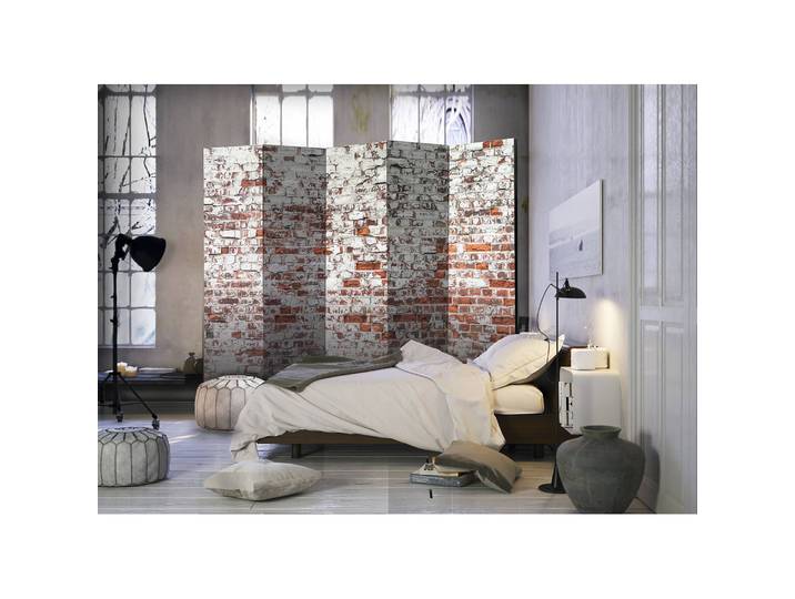 Paravent Echo vergangener Tage Polaire Blanc 225 x 172 x 3cm