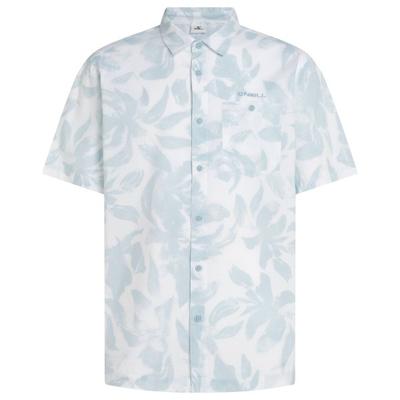 O'Neill - Print Shirt - Hemd Gr S grau/weiß