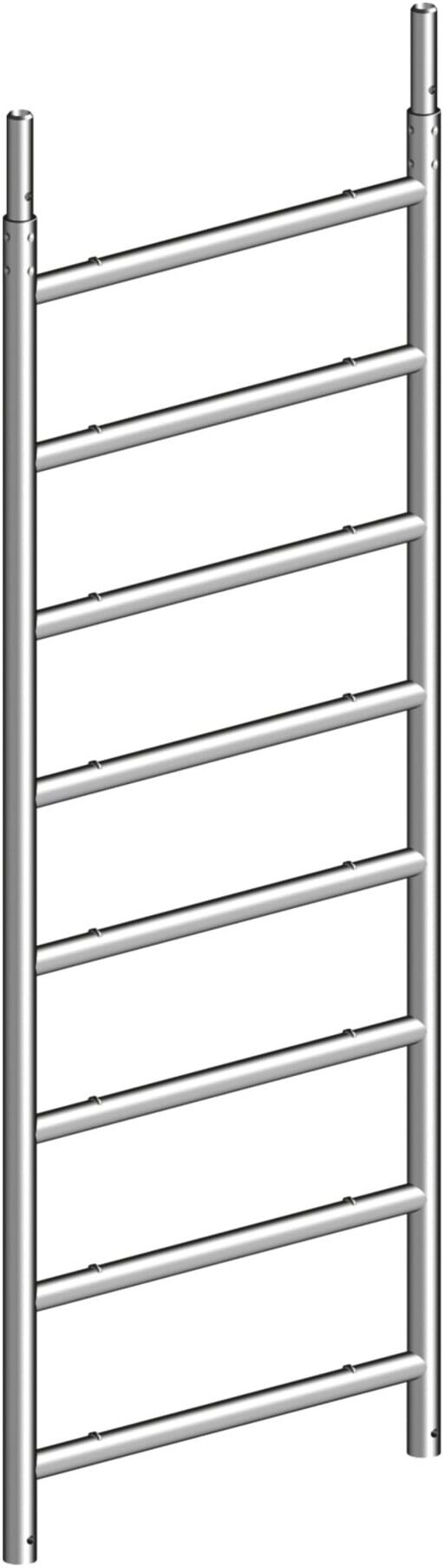 Layher Standleiter 75/8 Aluminium rutschsicher Sprossen (1297008)