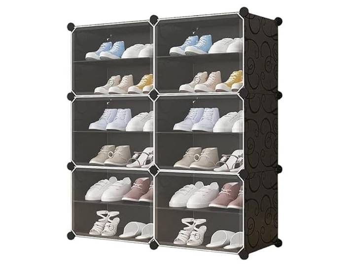 Best For Home Modulaire schoenenkast met 12 niveaus