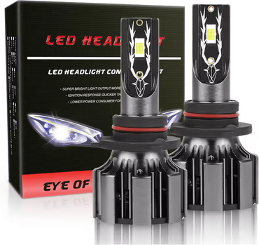 Inspire Essentials LumaDrive 120W LED Headlight Bulbs Super Bright CSP Car Headlamp Set h7