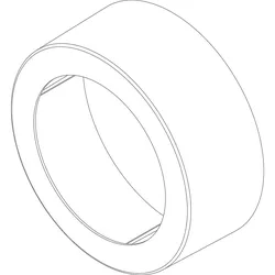 Abdeckung Handloch D197/145 Schw - 8735100291