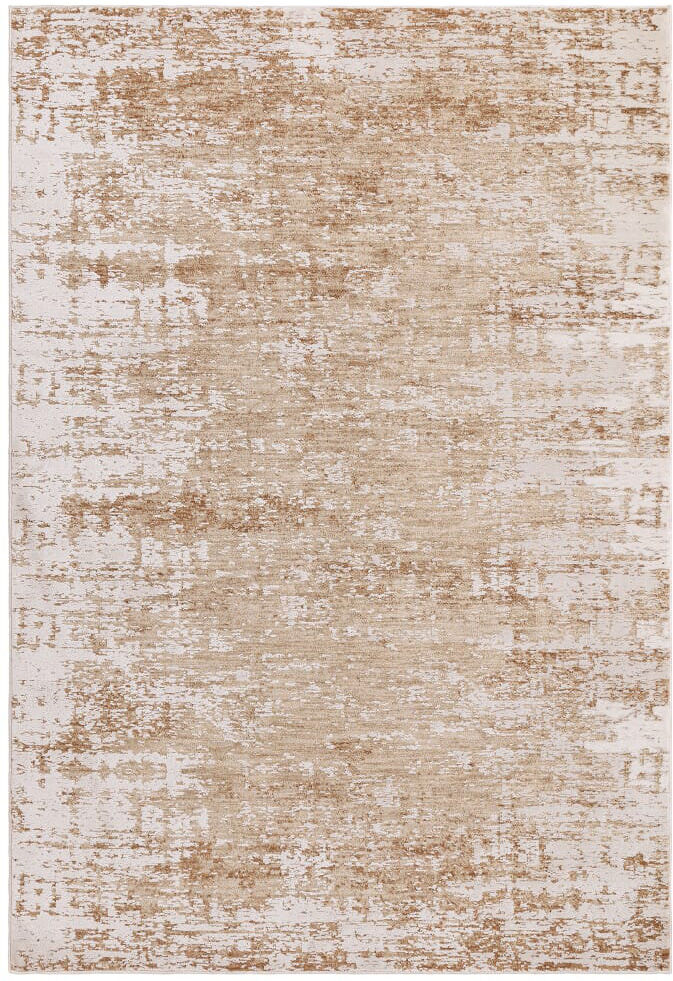 Latitude Run Dune Abstract Orange/Ivory Area Rug Beige Rectangle 120 x 160 cm