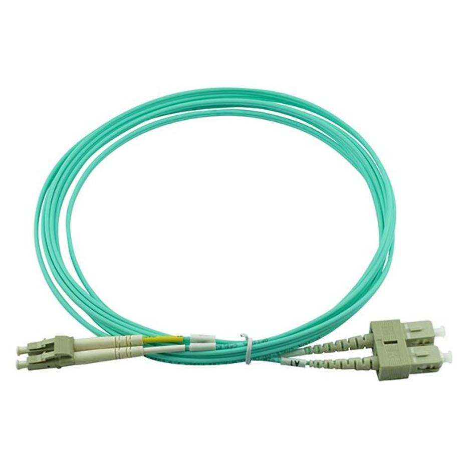 BlueOptics Cisco CAB-OM3-SC-LC-3M kompatibles LC-SC Multimode OM3 Patchkabel 3 Meter (3 m) (CAB-OM3-SC-LC-3M-BO)