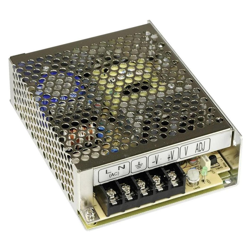 MeanWell MEAN WELL RS-75-15, 75 W, 88 - 264 V, 47 - 63 Hz, Aktiv, 16 ms, 86% (RS-75-15)
