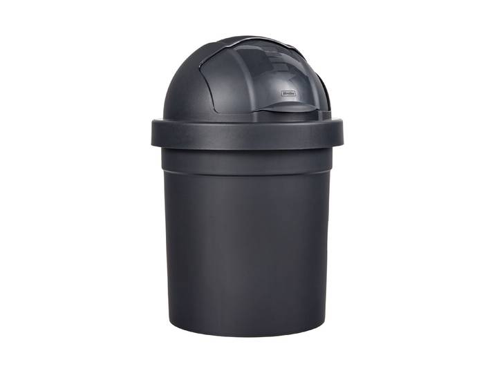 Rotho Abfalleimer Roll Bob Anthrazit 39.5 × 26.5 × 26.5 10 l