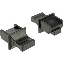 Delock 64020 Staubschutz für RJ45 Buchse mit Griff 10 Stück schwarz 64020 Stecker Schwarz 1 St.
