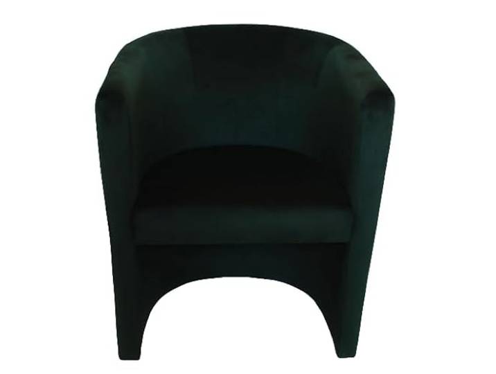 MartHome Cocktailsessel Club Tom Velour - Sessel für Wohnzimmer, Büro, Hotel - Sitzmöbel, Hotelmöbel Gepolsterter Stuhl Clubsessel Stuhl Loungesessel Cocktailsessel (Grün)