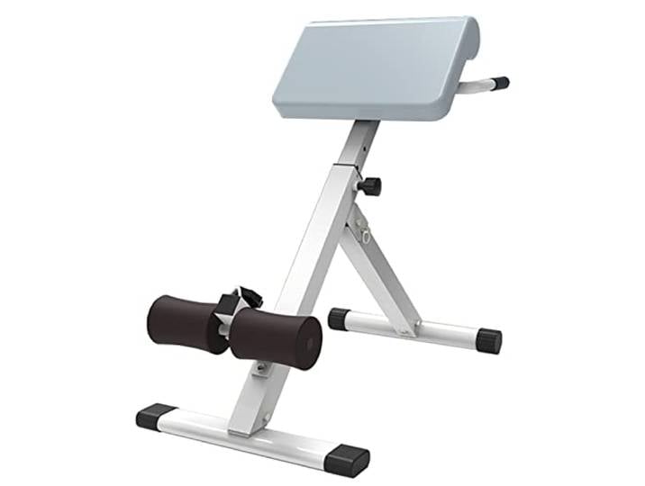 Rückentrainer Römischer Hyperextension-Stuhl für Heim-Fitnessstudio, zusammenklappbarer römischer Stuhl, Trainingsgerät für den unteren Rücken/Bauchmuskeln/Gesäßmuskeln/45-Grad-Hüftverlängerung ( Colo