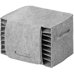 ProPlus 761475V01 Camping-Tellerorganizer, Filz, für 10 Teller