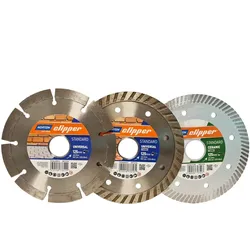 Norton Clipper Diamant Trennscheiben 3er Set STANDARD, TURBO und CERAMIC 125 mm