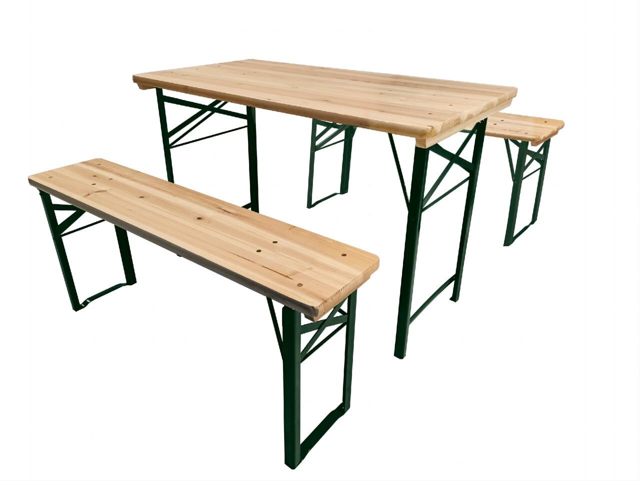 Weitere Bierzeltgarnitur 110 x 60 cm natur 3-teilig